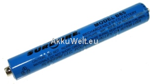 Battery for Flashlight Sure Fire  B65    Ni-CD 4,8V 600mAh