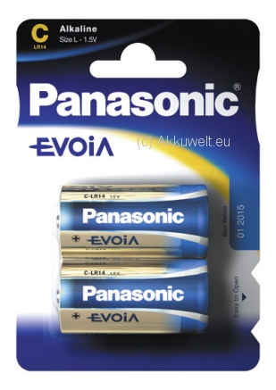 Battery Panasonic Evoia LR14 C Baby 2er Blister 1,5V Size L AM2